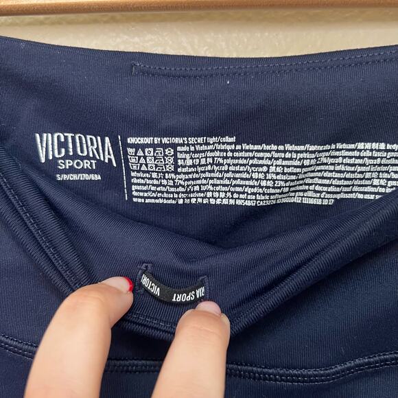 Victoria's Secret Sport Navy Blue Knockout Leggings Size S - Picture 4 of 5